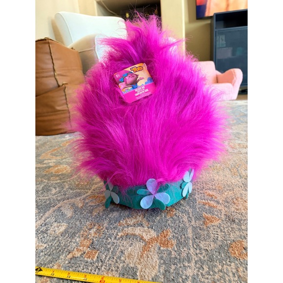 Trolls World Tour Princess Poppy Headband Pink Hair Piece - Picture 2 of 6